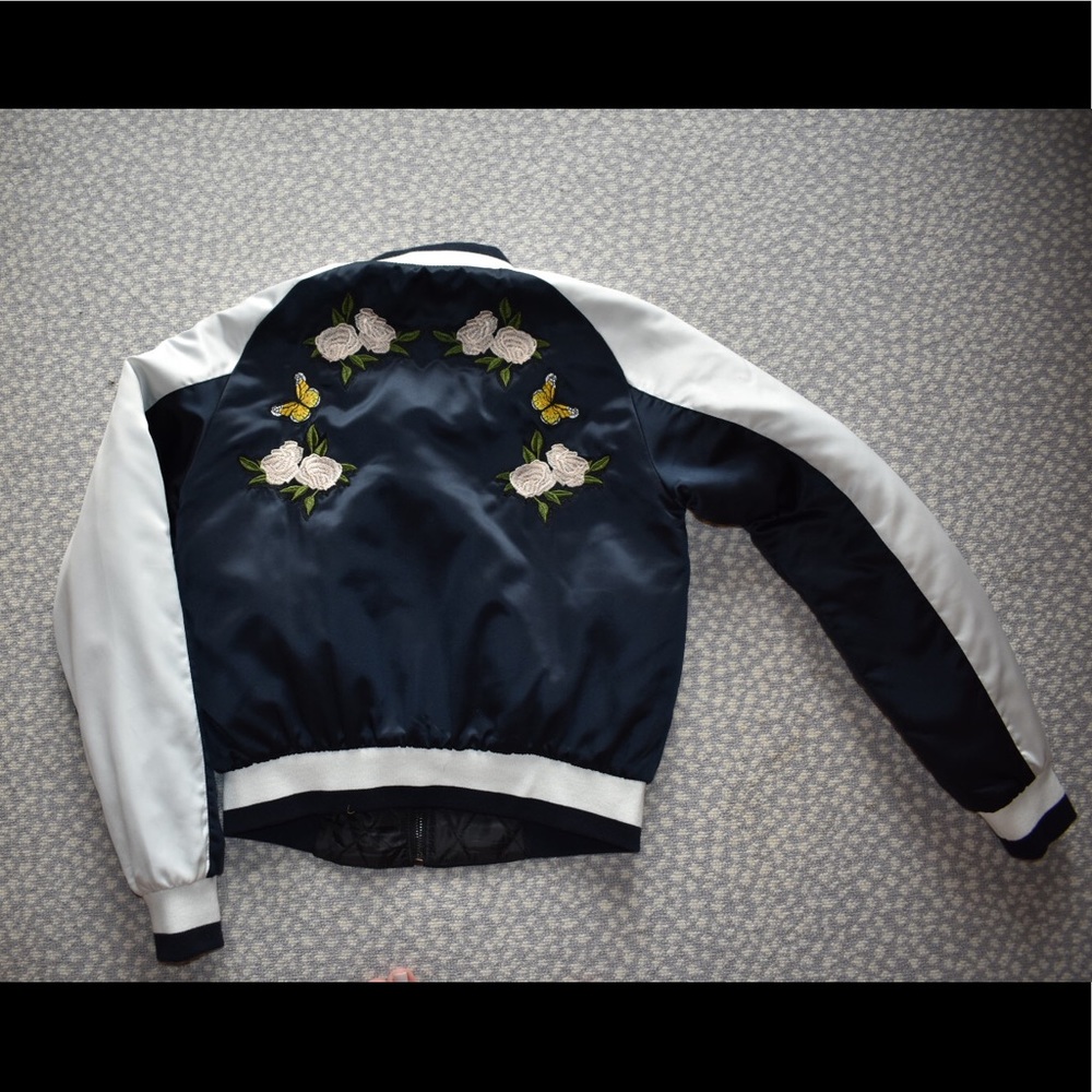 Floral Bomber Jacket - image 3
